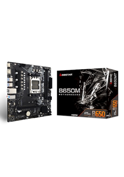 Biostar B650 MT 6000 MHz DDR5 Soket AM5 Micro Atx Anakart