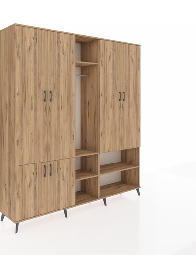 Hyperion Dolap 15 Raflı 5 Kapaklı Tek Askılı 220x44x243 Çam-çam/çam Atlas Çam/atlas Çam Hyperion Dolap 15 Raflı 5 Kapaklı Tek Askılı 220x44x243 Çam-çam/çam Atlas Çam/atlas Çam
