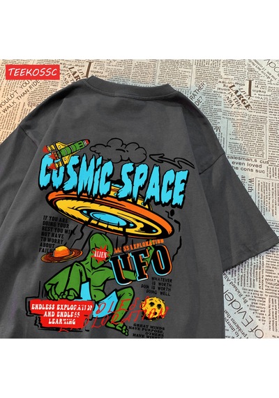 Noıssey Urban Pop Graphic Kadın Tişört Koleksiyonukod 5290 Füme