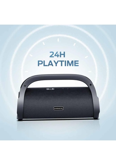 Monster Adventurer Max Boombox 60 W Çift Subwoofer IPX7 Bluetooth 5.0 Hoparlör