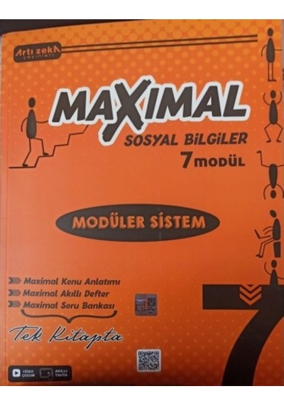 Artı Zeka Yayınları 7 Sınıf Maximal Sosyal Bilgiler Modüler Set 7 Modül