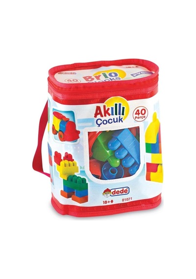 Mey İthalat 01021 Akıllı Çocuk Blokları 40 Parça