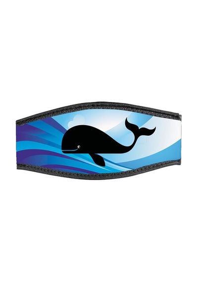 BestDivers Maske Arkalığı WHALE Neopren Velkrolu Siyah