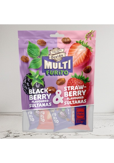 Böğürtlen&çilek Ar.kuru Üzüm 112g