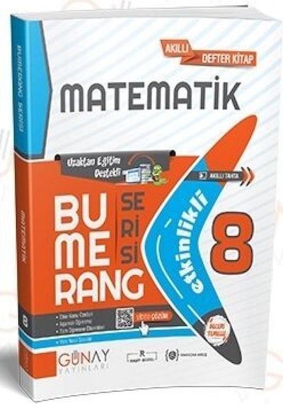 8. Sınıf Bumerang Etkinlikli Matematik  -  Ramazan Akkuş  -  Günay Yayıncılık