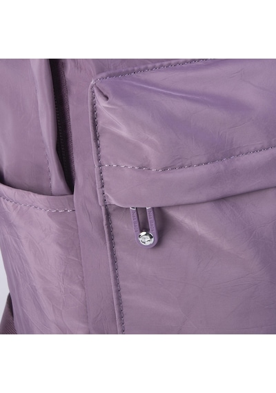 Nas Bag Unisex Sırt Ve El Çantası Büyük Boy Su Geçirmez Sırt Çantası 29x40 Cm Mor
