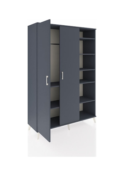 Hyperion Dolap 7 Raflı 2 Kapaklı Tek Askılı 132x44x195 Antrasit-antrasit/çam Antrasıt/atlas Çam Hyperion Dolap 7 Raflı 2 Kapaklı Tek Askılı 132x44x195 Antrasit-antrasit/çam Antrasıt/atlas Çam
