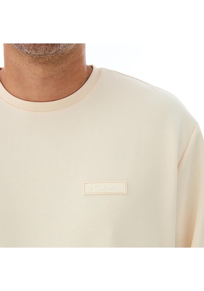 Csc Gem Columbia Label Erkek Sweatshirt-7408 Krem