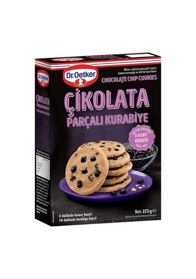 Dr. Oetker Çikolata Parçalı Kurabiye Çok Renkli