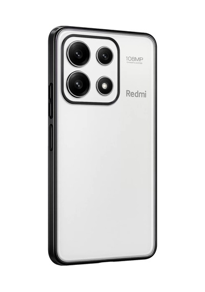 Newface Xiaomi Poco X6 Pro Kılıf Razer Lensli Silikon - Siyah