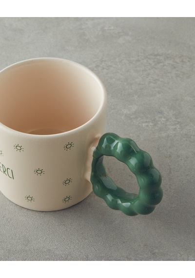 English Home Merci Seramik Kupa 260 Ml Yeşil Yeşil