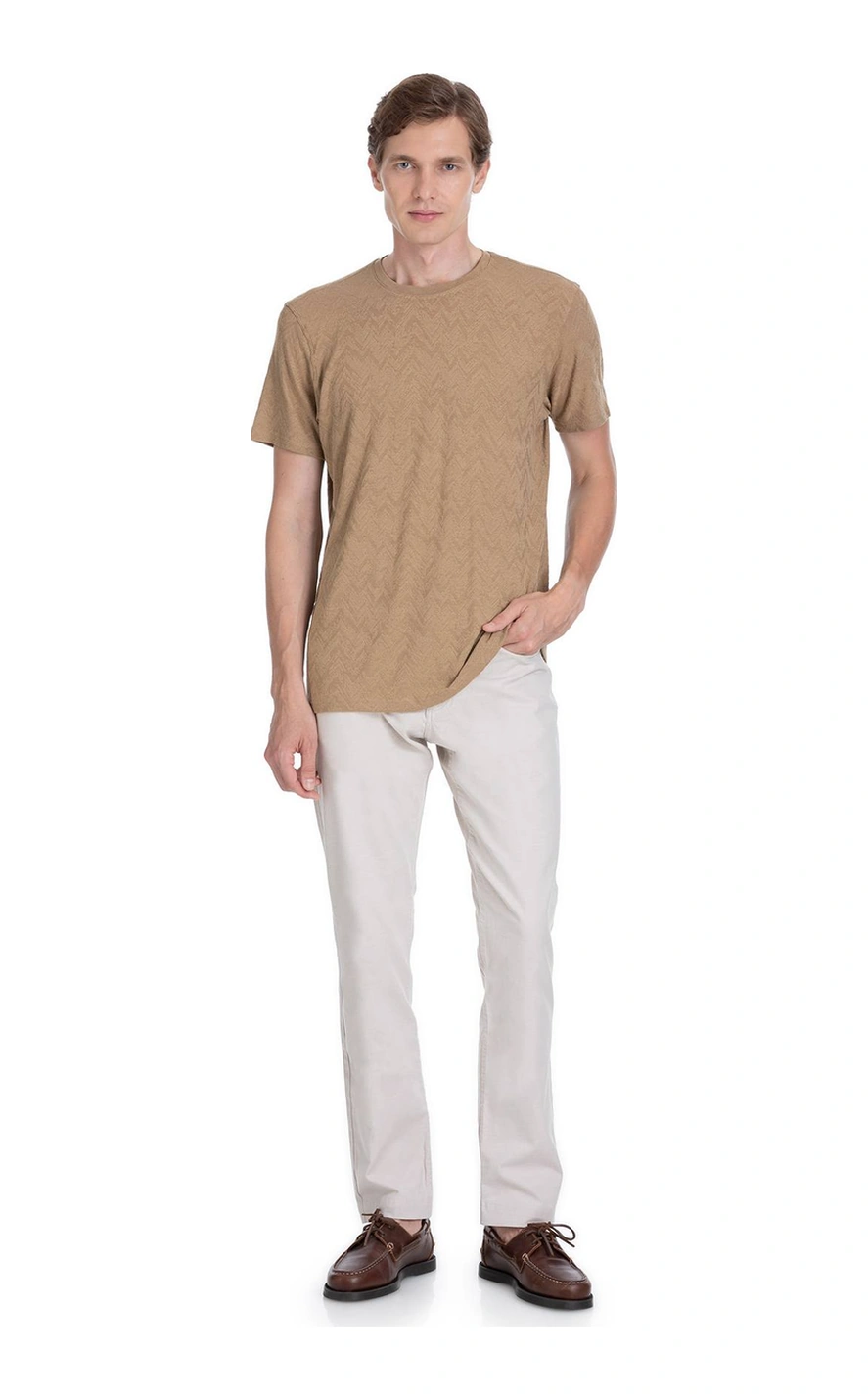 Hatemoğlu Vizon Regular Fit Bisiklet Yaka Tişört 35801 4087410