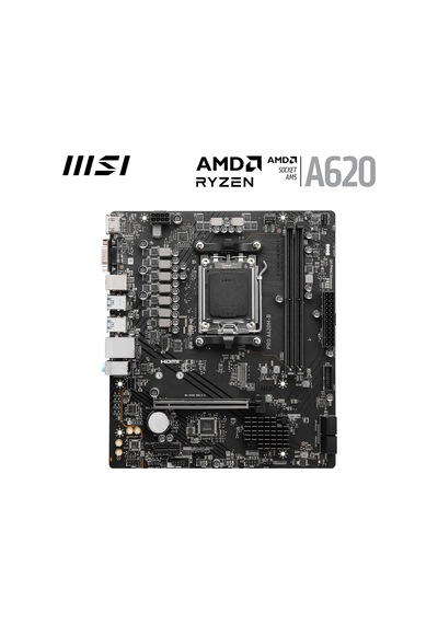 Pro A620m-b Am5 Ddr5 6800mhz Oc Hdmı Vga M.2 Usb3.2 Jargb V2 Matx