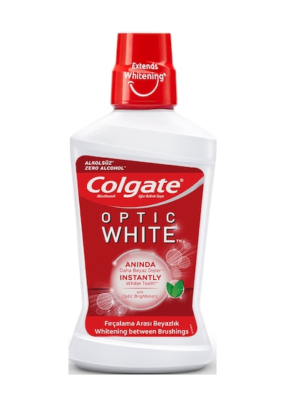 Colgate Optic White Ağız Bakım Suyu 500 Ml 3 Adet
