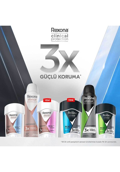 Men Clinical Protection Erkek Stick Deodorant Clean Scent 3x Güçlü Koruma 45 Ml