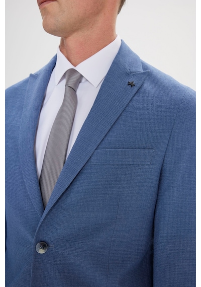 AC&Co / Altınyıldız Classics Erkek Mavı Slim Fit Dar Kesim Kırlangıç Yaka Gofre Desenli Takım Elbise Mavı AC&Co / Altınyıldız Classics Erkek Mavı Slim Fit Dar Kesim Kırlangıç Yaka Gofre Desenli Takım Elbise Mavı