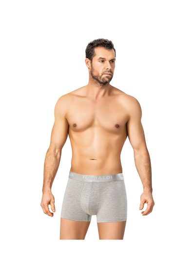 Erkek Boxer Bamboo Gri