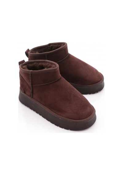 Dgn Cozy Kadın Ugg Bot Kahve