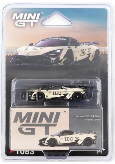 Mini Gt 164 Mclaren 720s Lb-works The Boring Concept Mgt01083-bl