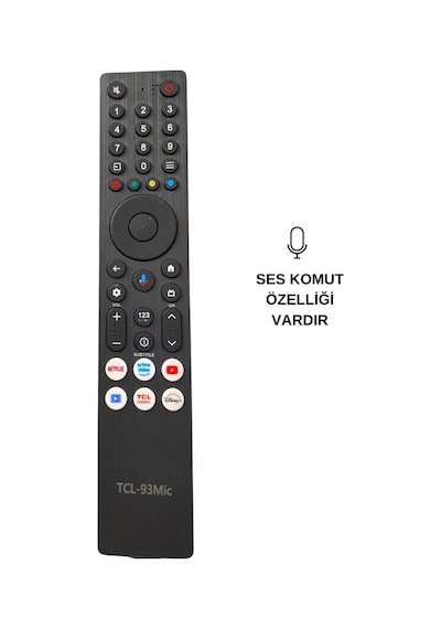 Tcl Lcd Led Tv Kumanda Netflix Tuşlu - Ses Komutlu