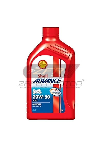 Shell Advance Ax3 20W-50 Mineral Motor Yağı 1 L