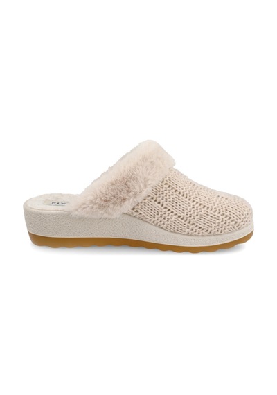 6324-ıvory Terlik/ Panduf Ev Kadın 44 X59 Kr Fly Flot Cloth Woman Slıpper 6324-ıvory
