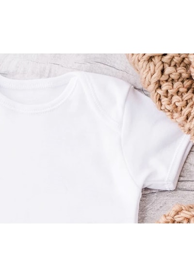 Sema Baby Prematüre Yarım Kol Penye Çıtçıtlı Badi - Beyaz