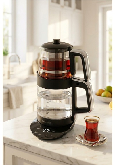 Bernardo Roma 1.7 L Dijital Cam Çay Makinesi