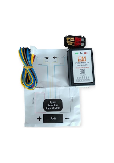 Cmsolar Ayarlı Amerikan Park Modülü 4 Çıkışlı 12-24 Volt