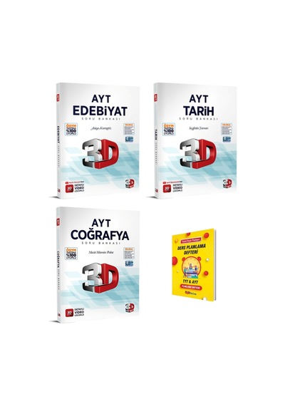 Ayt Edebiyat Tarih Ve Coğrafya Soru Bankası 3lü Sözel Set