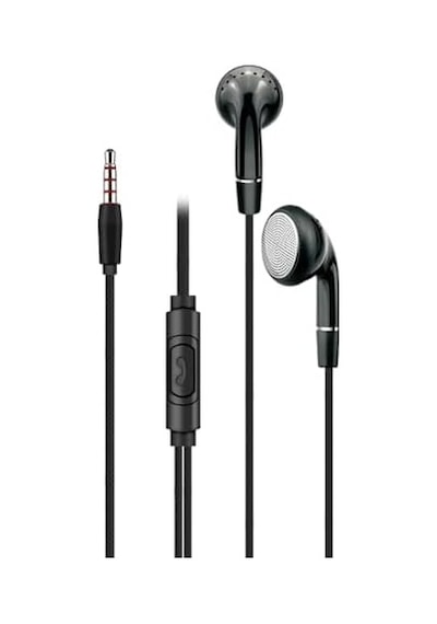 K105 Stereo 130 Cm Klasik Çivi Jack Efsane Düz Model Dahili Mikrofonlu Kablolu Hifi Hd Ses Kablolu Kulaklık Siyah