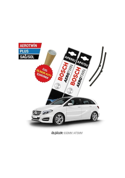Mercedes B180 Silecek 2012-2014 W246 Bosch Aerotwin Plus