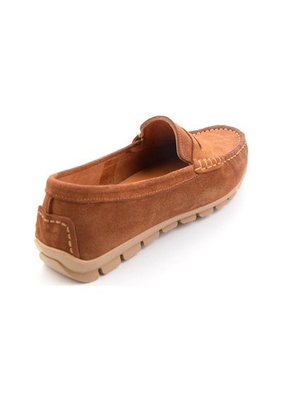 Taba Hakiki Deri Kadın Loafer Ayakkabı K01680000102
