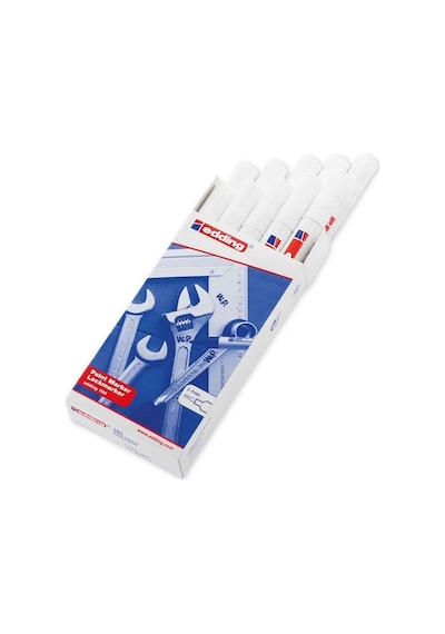 Edding 750 Paint Marker Hobi Sanat Kalemi 2-4 Mm Beyaz 10 Adet 1