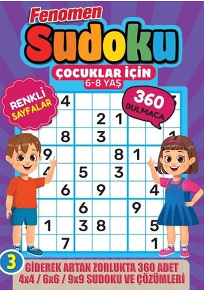 Fenomen Çocuklar İçin Sudoku 6-8 Yaş -3 Diğer