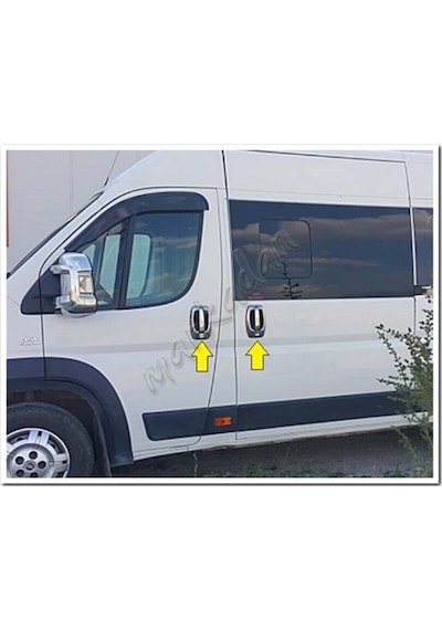Woc Chrome Fiat Ducato Krom Kapı Kolu 2006-2014 4 Kapı 8 Parça Pa