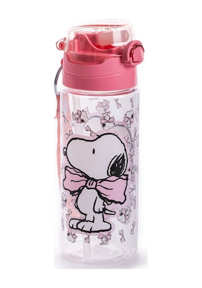 Snoopy Pembe Matara Ve Beslenme Kabı Çok Renkli