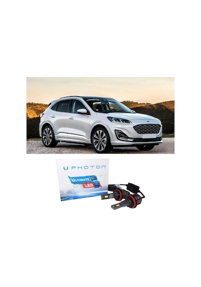 Ford Kuga 3 Led Xenon Sis Farı Ampulü H8 Ultimate 9500 Lumens Yeni Seri Beyaz 2020+