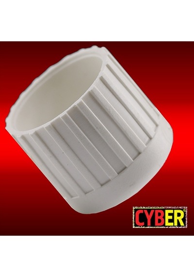 Çap 25 Plastik Dış Tapa Kısa Tip-Beyaz