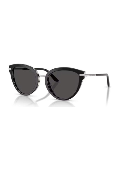 Dolce Gabbana Dg4492 33728g 55 Kadın Güneş Gözlüğü Siyah - Gümüş