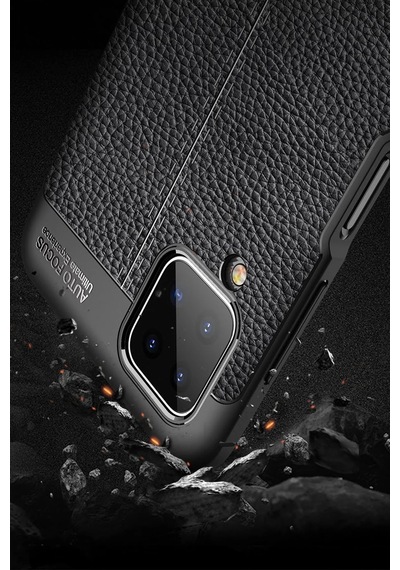 Ilkeshop Newface Samsung Galaxy Uyumlu A12 Kılıf Auto Focus Kapak - Kırmızı