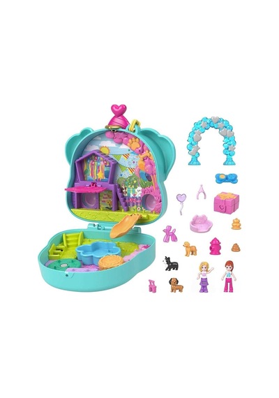 Mattel Polly Pocket Ve Maceraları Micro Oyun Setleri Doggy Bırthday Bash Compact Fry35-hkv03
