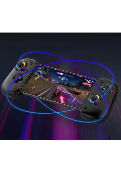 Turbo İle Teleskopik Oyun Denetleyicisi Titreşim Gamepad Android iOs Uyumlu  Ps3 Ps4 İçin Bt 5.2 D8 Pro