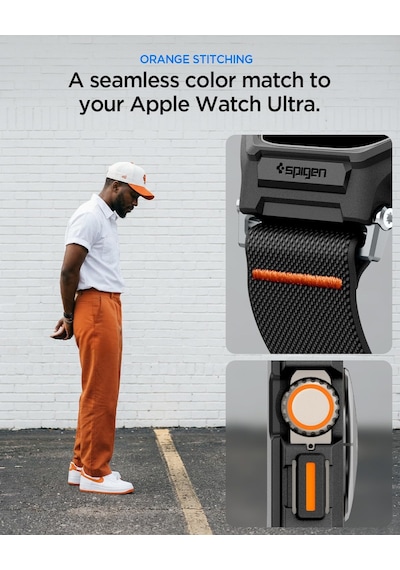Apple Watch 49mm Ultra 4/3/2/1 İle Uyumlu Ekran Koruyuculu Kılıf Lite Fit Pro + Glas.tr Slim Hd Matte Black - Acs11415 Çok Renkli