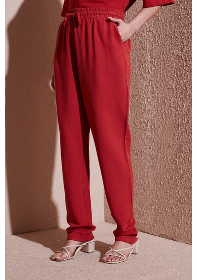 Fashion Friends Bayan Pantolon 25y0550k1 Kiremit Kiremit