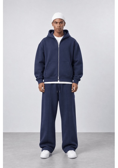 Respire Erkek Basic Panda Baggy Eşofman Altı Lacivert