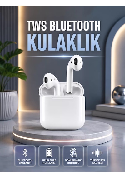 2.nesil Kablosuz Bluetooth Kulaklık Uzun Pil Ömrü 1