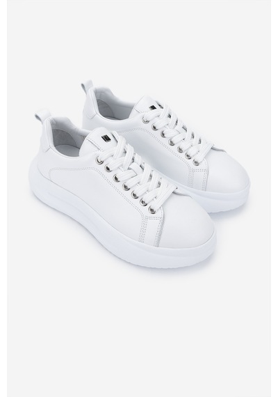 Valmenti Kadın Hakiki Deri Beyaz Sneakers & Spor Ayakkabı 1115 8417 Bn Ayk Y25 Beyaz Dr Beyaz