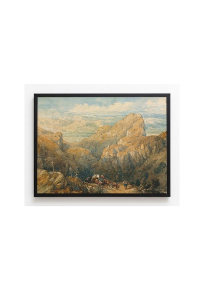 Klasik Sanat Roberts Granada Ovasına İniş Çerçevesiz Poster 21x30 Cm A4 Tablo Klasik Sanat