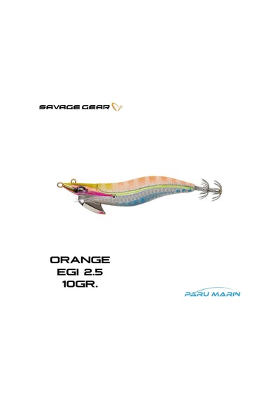 Savage Gear Squid Beat Egi Orange #2.5 10gr.